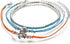 3 Pcs Multilayer Blue Beads Turtle Anklets for Women Men Foot Boho Handmade Adjustable Anklets...