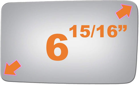 WLLW Mirror Glass fit for 13-14 F-150 08-20 F250 F350 F450 Super Duty 17-20 F550 Super Duty 16-21 F650 F750 Passenger Side (Lower Convex)...