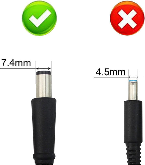 Laptop LA65NS2-01 PA-12 Docking Station Chromebook 11 3120 3180 3181 3189 P22T P26T P22S P22S001 AC Charger for Dell Latitude E7240 E7250 E6420 E6...