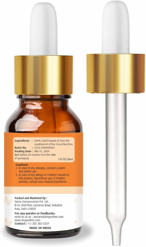 Crysalis Coconut extract from (Cocos Nucifera) Oil - 1.01 Fl Oz (30ml)...