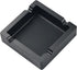 Cigar Ashtray Big Ashtrays for Cigarettes Outdoors Patio Large Black 4 Dual-use Rest Unbreakable Silicone Cigar Cigarette Ashtray for Outside/Indo...