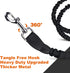 Dog Leash with Comfortable Padded Handle and Highly Reflective Threads, 360-Degree No Tangles and Comfortable Padded Handle,Suitable for Small,Med...