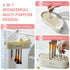 3 in 1 Silicone Makeup Brush Cleaner Bowl with Brush Drying Holder (Simple White)...