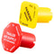 Parking and Air Brake Knobs 298818 298817, 298818N Yellow Semi Truck Parking Brake Knobs and 298817N Red Tractor Trailer Air Brake Knob, Replaceme...