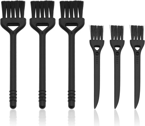 Keyboard Cleaning Brush, 6 Pcs Plastic Handle Nylon Anti Static Brush Kit Fit for Computer Keyboard, Laptop, Phone, Car Interior Detailing Cleanin...
