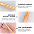 60PCS Soft Toothpick Refill Interdental Brush Push-Pull Type Tooth Cleaning Tool Tooth Flossing Head Oral Dental Hygiene Brush for Braces...