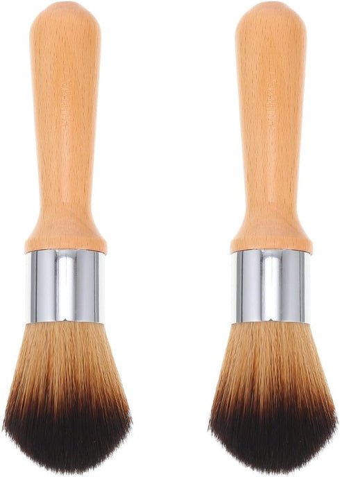 Vaguelly 2pcs Model Dusting Brush Statue Cleaning Brush with Wooden Handle Model Brush Figurines Model Cleaner Dusting Brush for Figures Statues M...