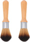 Vaguelly 2pcs Model Dusting Brush Statue Cleaning Brush with Wooden Handle Model Brush Figurines Model Cleaner Dusting Brush for Figures Statues M...