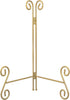 Gold Plate Stand, 10 Inch Decorative Plate Holder for Displaying Platters, Heavy-Duty Metal Easel Stand for Picture, Photo Frame, Plates, Books an...