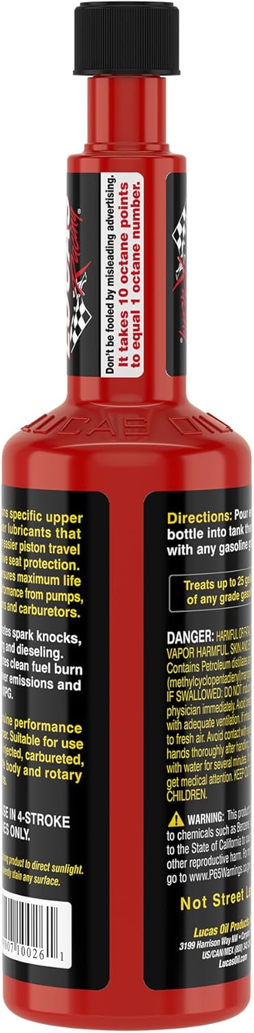 Lucas Oil 10026 Octane Booster - 15 Ounce...