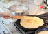The ORIGINAL Crepe Spreader and Spatula Kit - 2 Piece Set (4” Spreader and 14” Spatula) Convenient Size to Fit Small Crepe Pan Maker | All Natural...