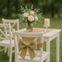 LWR CRAFTS Natural Burlap Ribbon 32 Feet (4")...