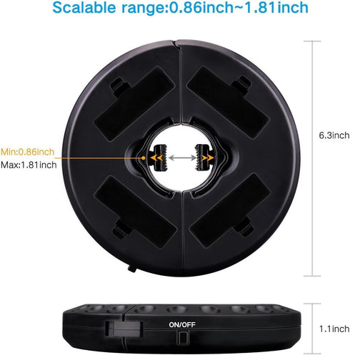 Patio Umbrella Light 3 Brightness Modes Cordless 28 LED Lights at 200 lumens-4 x AA Battery Operated,Umbrella Pole Light for Patio Umbrellas,Campi...