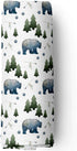 AENNE BABY Muslin Swaddle Blanket for Boys & Girls, Infant Toddler Quilt, Luxurious Wrap, Soft and Silky Stroller & Nursing Cover, Tribal Bear in ...