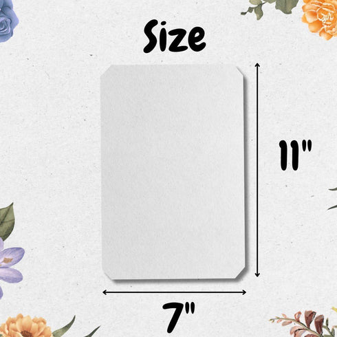 ECOHOME Flower Press Kit Replacement Cardboard Sheets - Ideal for Paper Crafting with Dried Flowers, Extends Lifeline, & Versatile Use in Botanica...