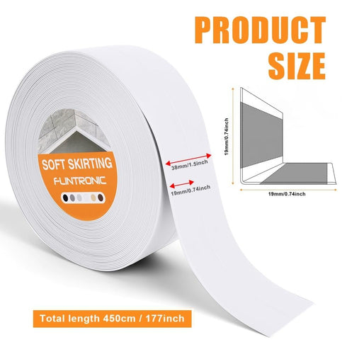 Caulk Tape, Bath & Kitchen Caulk Tape Sealant Strip, 1.5" x 14.8Ft Self Adhesive Tub and Wall Sealing Tape Caulk Sealer for Bathroom, Toilet, Kitc...