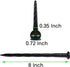 Spiral Landscape Anchoring Spikes 8 in 30 PCS Plastic Garden Spikes for Artificial Turf, Paver, Weed Barrier, Tent and More...