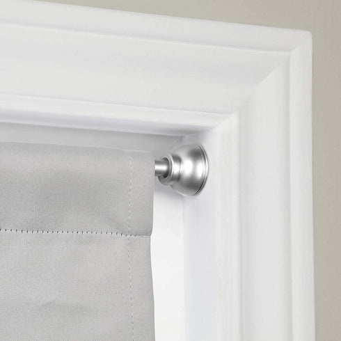 KXLIFE 2 Pack Spring Tension Curtain Rod, 1/2-inch Decorative Tension Drapery Rod for Window, Nickle, (36-60 Inches)...