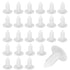 Christmas Tree Fasteners for Vapor Barrier, 1" Christmas Tree Clips, Plastic Nylon Christmas Tree Rivet Clips Retainer for Crawl Space Moisture Ba...
