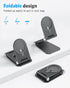 OMOTON Stand for MagSafe Charger, Foldable Phone Stand Holder for MagSafe Accessories? Compatible with iPhone 16/15/14/13/12 Pro Max/Pro, [Charger...
