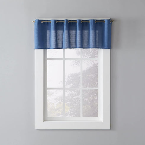 SKL Home Trio Valance, 57 inches x 13 inches, Denim Blue...