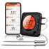 BFOUR Meat Thermometer Wireless Bluetooth, LCD Digital Meat Thermometer with Dual Probe, Wireless Remote BBQ Thermometer for Smoker Kitchen Cookin...
