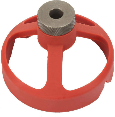 Drill Punch Locator Chucks 5/6/7/8/9/10mm Woodworking Vertical Drilling Fixture Self Centering Drill Bit Jig(red)...