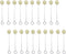 100 Packs Wool Daubers Ball Brush Leather Dye Tool with Metal Handle for DIY Crafts Projects...