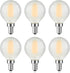 Frosted E12 LED Edison Bulbs 25W Equivalent, Small Candle Base, 2700K Soft Warm White, E12 LED Bulb Dimmable, G16.5/G50 Chandelier Light Bulbs, 2W...