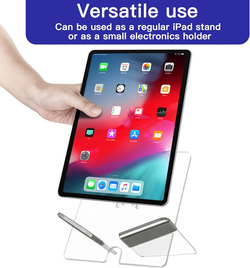 Desktop Stand for Conference Speakerphone, Clear Acrylic Holder Compatible with Anker EMEET USB Bluetooth Conference Speaker...