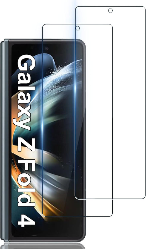 LYWHL [2-Pack for Samsung Galaxy Z Fold 4 Screen Protector, HD Clear Tempered Glass Protector Film for Galaxy Z Fold 4 5G 6.2 Inch, Anti Scratch B...