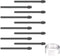 10 PCS Marker Pen Tips Replacement for BOOX Pen Plus, Pen2 Pro, Max Lumi2,Note Air2,Note5,Nova Air C Stylus,Triangular Pen, and SofterRound-Shaped...