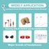 203PCS Airpod Cleaner Kit,iPhone Charge Port Cleaning kit,Airpods Earbud Cleaning Putty, Remove Ear Wax,Phone Phone Cleaning kit,for Airpods Charg...