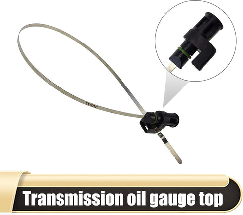 1 PC Car Engine Oil Dipstick, Waterproof Metal Vehicle Engine Measuring Tool, Universal Automotive Transmission Dipstick Replacement for Truck SUV...
