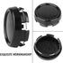 RTRHINOTUNING 4pcs 79mm Wheel Center Caps for ADVAN Racing RZ-DF GT Ronal Penta Style Wheel, OD: 79mm / 3.11in ID: 71.6mm / 2.82in Hub Caps Black ...