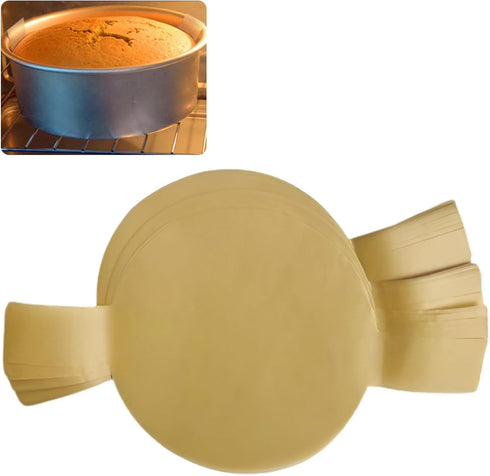 100 Pcs Parchment Paper for Sourdough Baking, 9 Inch Parchment Rounds for Baking Parchment Paper Sheets for Baking, 9 Inch Round Cake Pan Liners P...