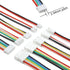 XH 2.54mm Connector Kit - JST XH Compatible 2.5mm Pitch Male Female Connector Sockets Plugs and 22AWG Pre-Crimped Silicone Cables Wire 2 3 4 5 6 P...