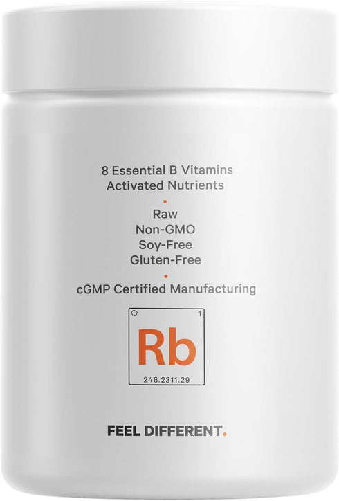 Codeage Raw Vitamin B-Complex Supplement - Essential B Vitamins with Probiotics, Digestive Enzymes, Fruits & Vegetables - 2-Month Supply - Methylf...