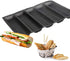 Silicone Bread Mold 5 Loaf Baking Mould Flexible Reusable Forms Shapes Non Stick Perforated...