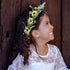 DDazzling Green Leaf Floral Crown Eucalyptus Flower Women Girls Headband Flower Headpiece Bridal Halo Photo Prop (Sunflower Yellow)...