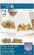 Leisure Arts Tea Towel 17"x28" Fruits 2pc, towel set, embroidery kit, bathroom hand towels, kitchen towel, cross stitch kits, stamped cross stitch...