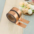 MEI YI TIAN 6 Rolls Solid Copper Gold Foil Washi Tape Set 15mmx10m Bronze Golden Stamping Paper Adhesive Masking Tapes Sticky Paper Tape for DIY S...