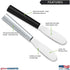RADA Cutlery Party Spreader Knife, Made in USA, Black Handle...