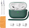 Airpods Pro 2nd Generation Case Cover, Full Protective Soft Silicone, with Cleaner kit and 3 Pairs Replacement Ear Tips, Front LED Visible...