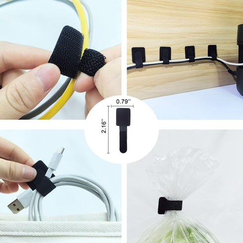 273PCS Cable Management Kit, 4 Cable Split Sleeves,9 Cable Holder,38 Cord Clips, 2 Roll Fastening Tape, 10 Adhesive Wall Cable Tie,10 Reusable Cab...