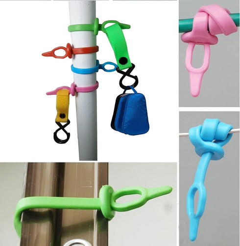 Easy Umbrella Hook Beach Accessories for Vacation Must Haves Essentials,Trip Gear Set of 4 with 6 Hooks,Various Poles...