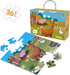 Floor Puzzle for Kids,Animal Jigsaw Large Puzzles 36Piece Horse Puzzle for Toddler Ages 3+,Children Learning Preschool Educational Toys,Gift for 3...