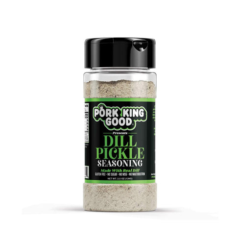Pork King Good Dill Pickle Seasoning for Cooking and Popcorn Seasoning - Keto Friendly, Paleo, No MSG, Gluten Free (Dill Pickle, Single Shaker)...
