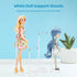 4 Pcs Doll Stands, Adjustable Display Stands for 13-18in American Dolls, Action Figure Support Brackets, White Doll Organizing Holders, PVC Displa...