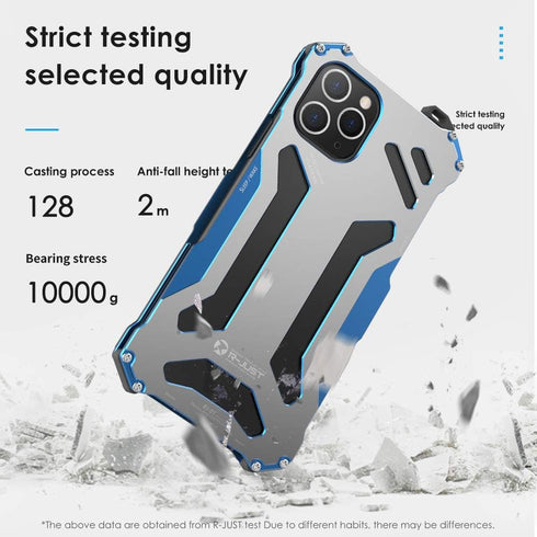 Kowauri Metal Case for iPhone 12 Pro Max,Gundam Aluminum Metal Shock Proof Frame Bumper Double Color Oxidation Aluminum Metal Case Cover for iPhon...